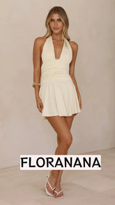 Aeris Mini Dress - Yellow