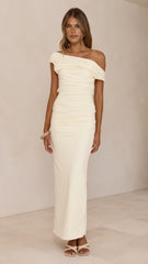 Lolita Maxi Dress - Butter