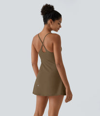 Plush Backless Active Dress-Easy Peezy Edition