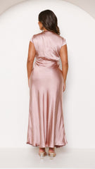 Selma Maxi Dress - Dusty Pink