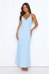 You Got This Maxi Dress Blue