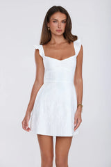 Cute Energy Mini Dress White