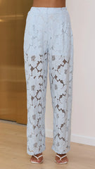 Makaylie Pants - Blue Flower