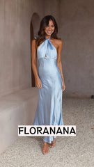 Amalia Maxi Dress - Blue