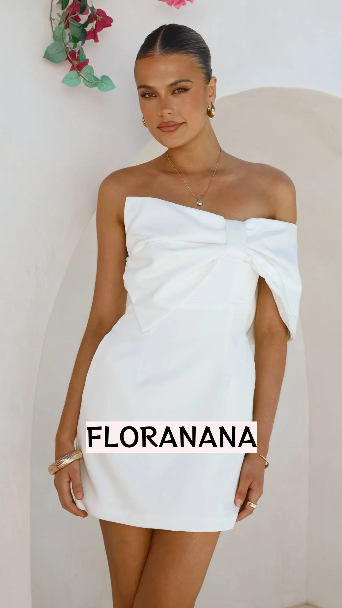 Briella Mini Dress - White