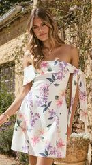 Delta Mini Dress - Botanical Bloom