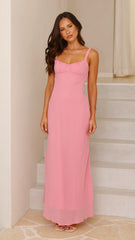 Margo Midi Dress - Pink