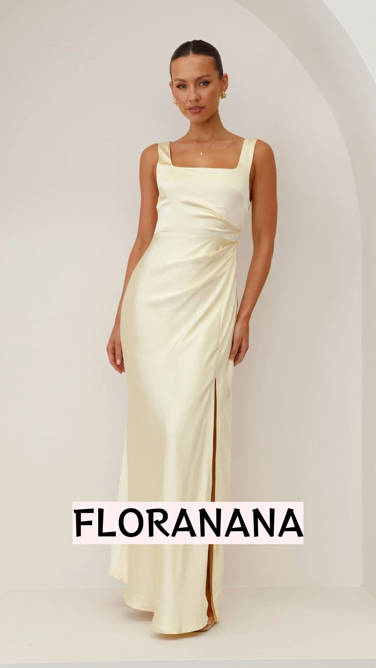 Alaria Maxi Dress - Yellow