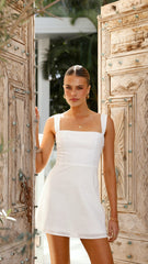 Nadalia Mini Dress - White
