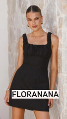 Adley Mini Dress - Black