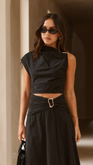 Delphine Top - Black