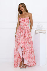 Thoughts For You Midi Dress Pink