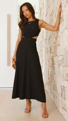 Kimberley Maxi Dress - Black