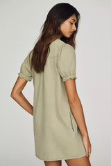 Aly Puff-Sleeve Mini Dress