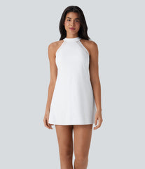 Airy Tie Back 2-in-1 InstantCool Mini Yoga Active Dress