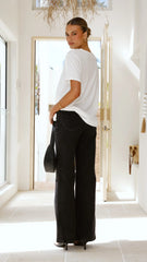 Rollas Sailor Scoop Long Jean - Black Sand