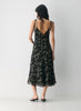 Chiffon V-neck slip dress