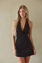 Selina Twist Front Mini Dress